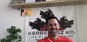 Pintér Richárd, a Vasi Kerberosz Kft. ügyvezetője